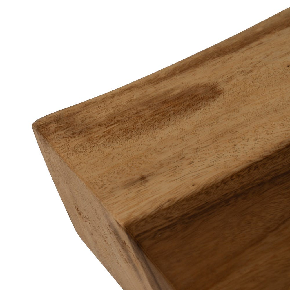 Mesa Centro Natural Madera-Hierro Salón 150 X 70 X 45 Cm Mesa Centro Natural Madera-Hierro Salón 150 X 70 X 45 Cm