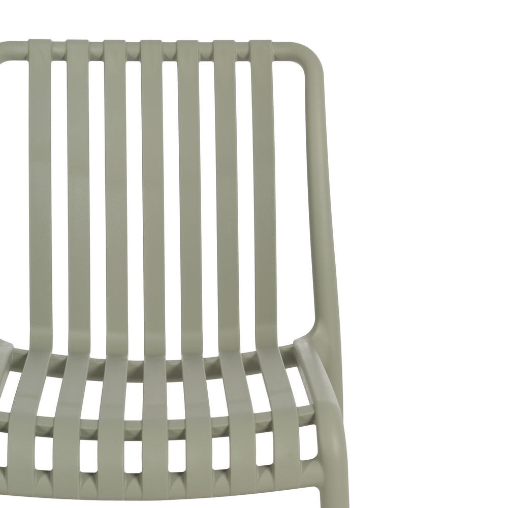 Silla Verde Polipropileno Exterior 50 X 58 X 80 Cm Silla Verde Polipropileno Exterior 50 X 58 X 80 Cm