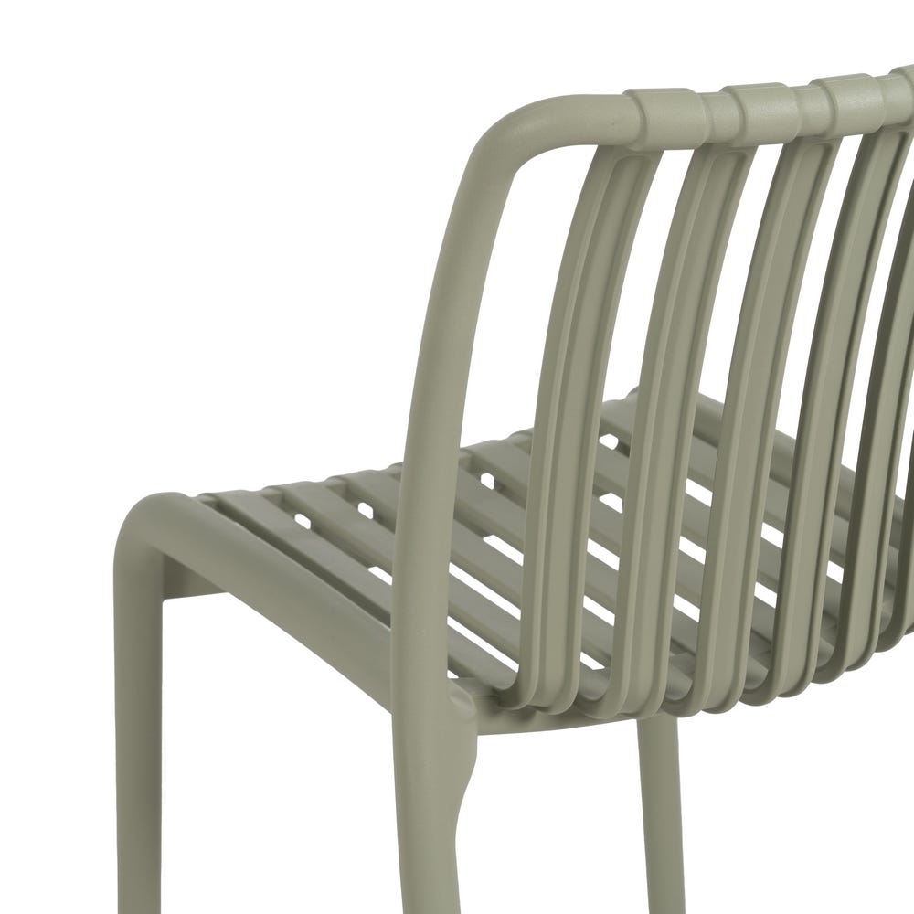 Silla Verde Polipropileno Exterior 50 X 58 X 80 Cm Silla Verde Polipropileno Exterior 50 X 58 X 80 Cm