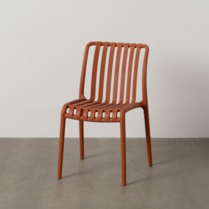 Silla Terracota Polipropileno Exterior 50 X 58 X 80 Cm Silla Terracota Polipropileno Exterior 50 X 58 X 80 Cm