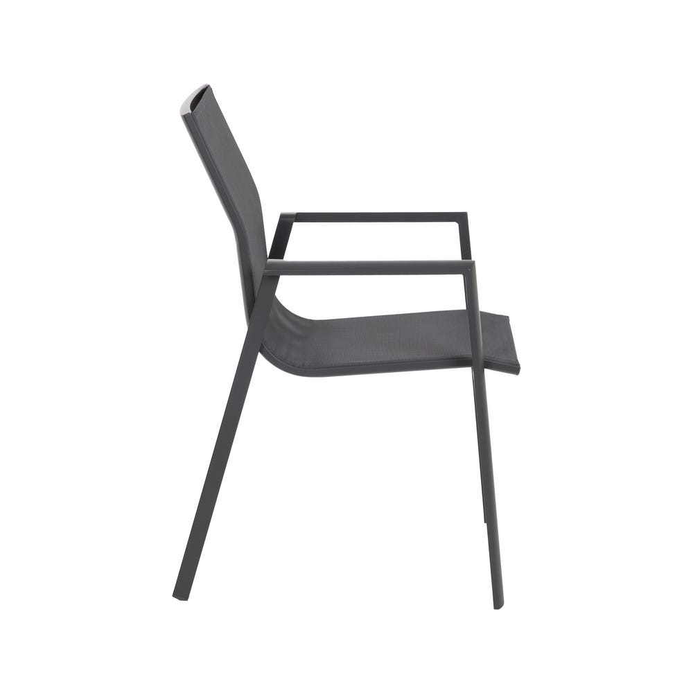 Silla Aluminio-Textileno Exterior 56,50 X 61,50 X 88,50 Cm Silla Aluminio-Textileno Exterior 56,50 X 61,50 X 88,50 Cm