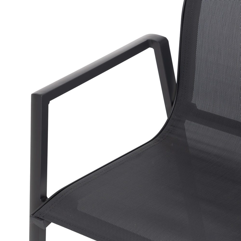 Silla Aluminio-Textileno Exterior 56,50 X 61,50 X 88,50 Cm Silla Aluminio-Textileno Exterior 56,50 X 61,50 X 88,50 Cm