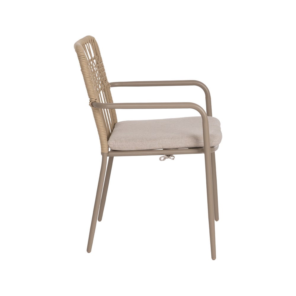 Silla Aluminio Exterior 58 X 62 X 85 Cm Silla Aluminio Exterior 58 X 62 X 85 Cm