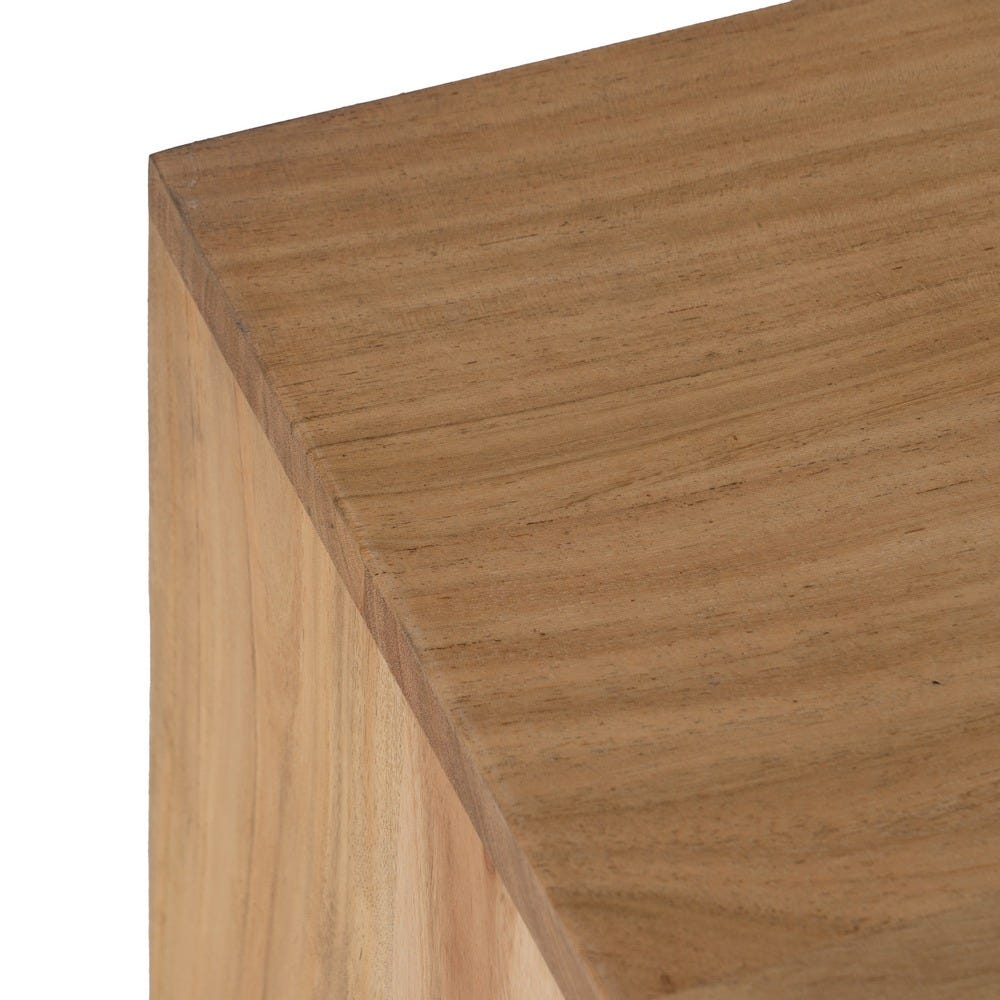 Aparador Natural Madera De Acacia Salón 200 X 40 X 80 Cm Aparador Natural Madera De Acacia Salón 200 X 40 X 80 Cm