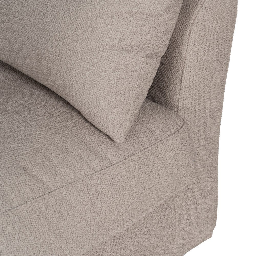 Sofá Beige Tejido Salón 200 X 102 X 100 Cm Sofá Beige Tejido Salón 200 X 102 X 100 Cm