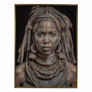 Cuadro Africana Tejido Decoración 133 X 180 Cm Cuadro Africana Tejido Decoración 133 X 180 Cm