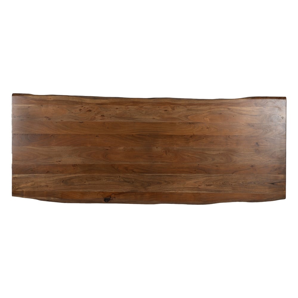 Mesa Comedor Marrón Madera De Acacia 280 X 100 X 77 Cm Mesa Comedor Marrón Madera De Acacia 280 X 100 X 77 Cm