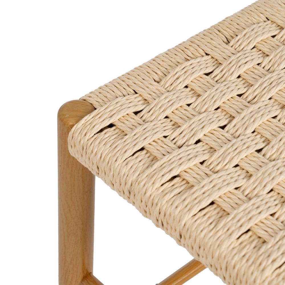 Banco Natural Cuerda-Metal 100 X 35 X 46 Cm Banco Natural Cuerda-Metal 100 X 35 X 46 Cm