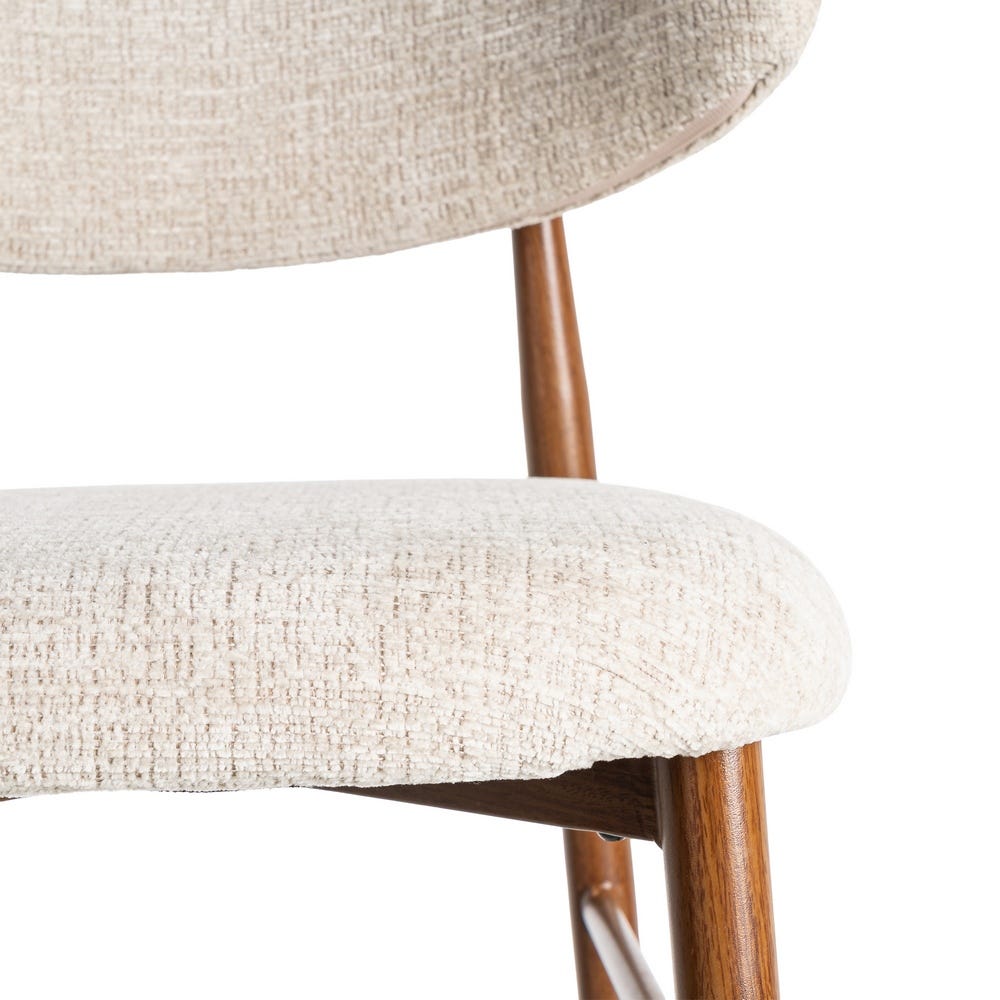 Taburete 65Cm Beige Tejido-Metal 53 X 52 X 95 Cm Taburete 65Cm Beige Tejido-Metal 53 X 52 X 95 Cm