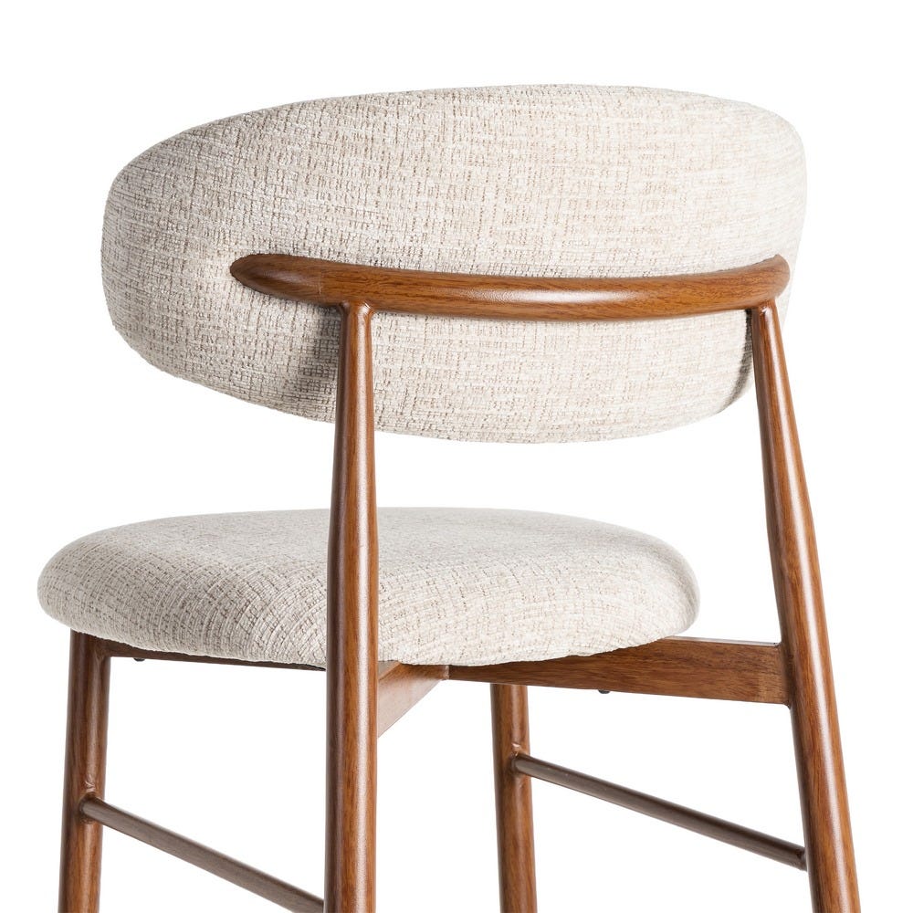 Taburete 75Cm Beige Tejido-Metal 54 X 52 X 105 Cm Taburete 75Cm Beige Tejido-Metal 54 X 52 X 105 Cm