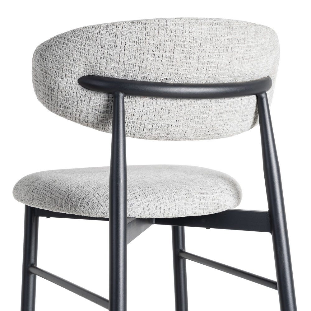 Taburete 65Cm Gris Tejido-Metal 53 X 52 X 95 Cm Taburete 65Cm Gris Tejido-Metal 53 X 52 X 95 Cm