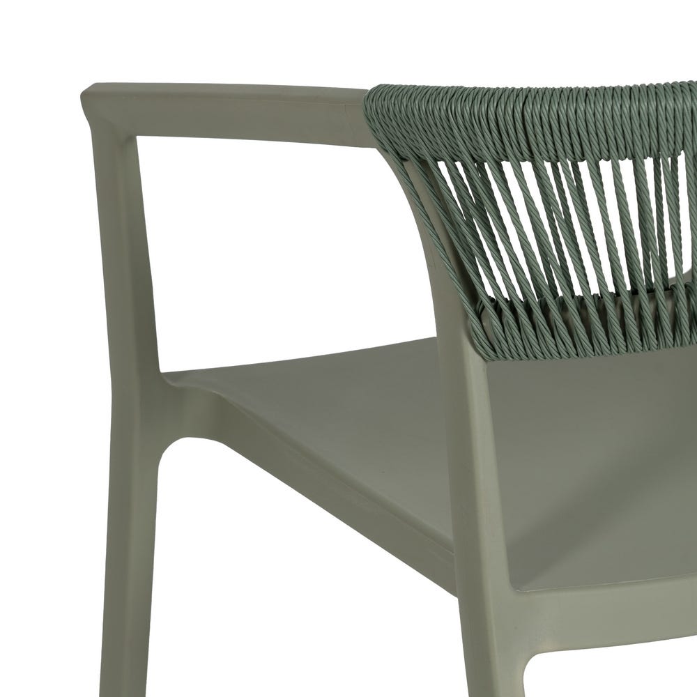 Silla Verde Polipropileno 56 X 52 X 76 Cm Silla Verde Polipropileno 56 X 52 X 76 Cm
