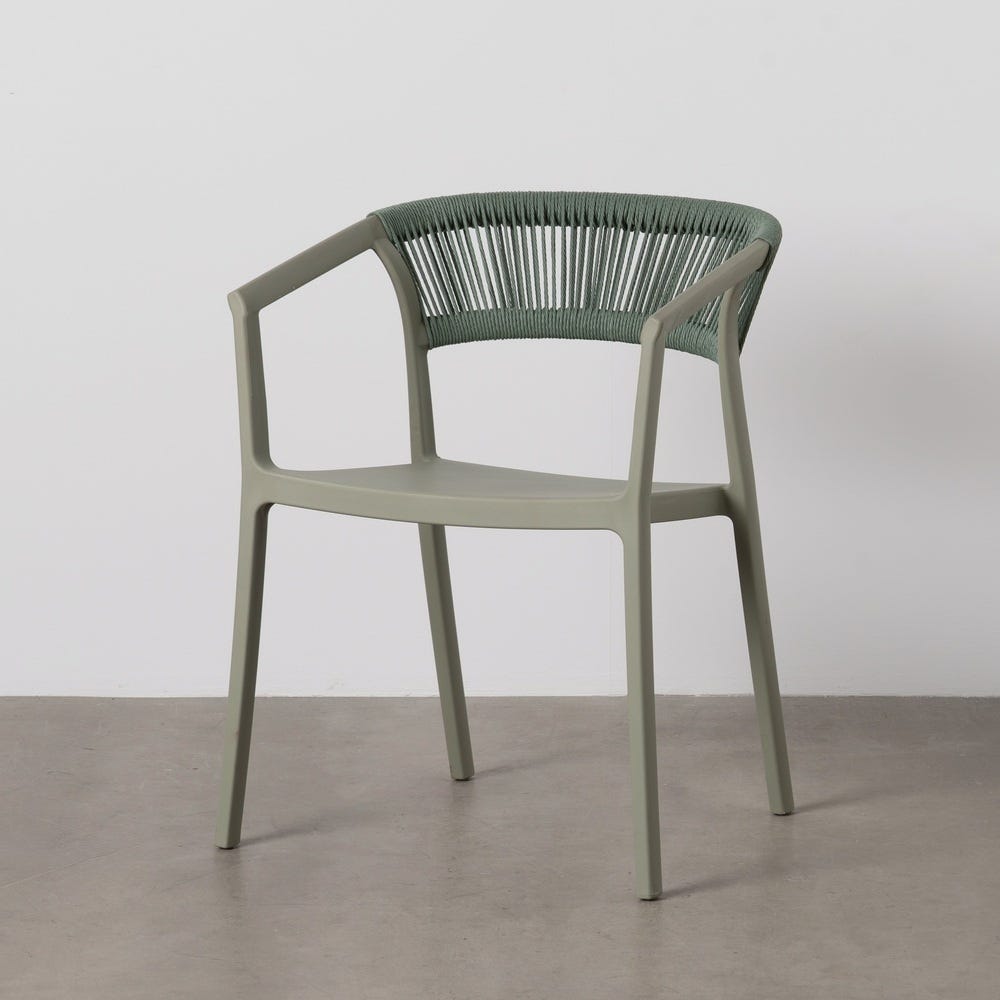 Silla Verde Polipropileno 56 X 52 X 76 Cm Silla Verde Polipropileno 56 X 52 X 76 Cm