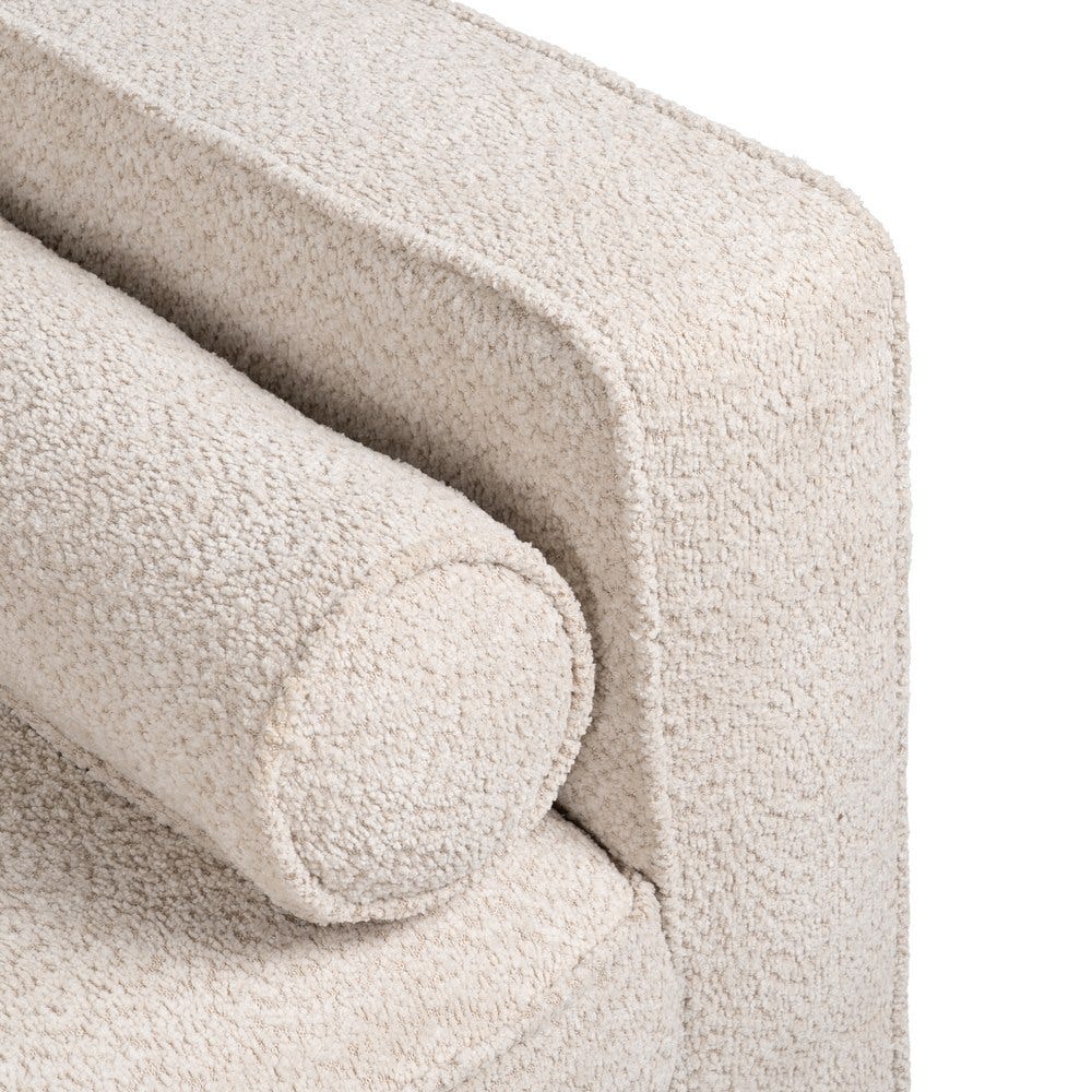 Sofá 2 Plazas Beige Tejido-Madera 172 X 91 X 84 Cm Sofá 2 Plazas Beige Tejido-Madera 172 X 91 X 84 Cm