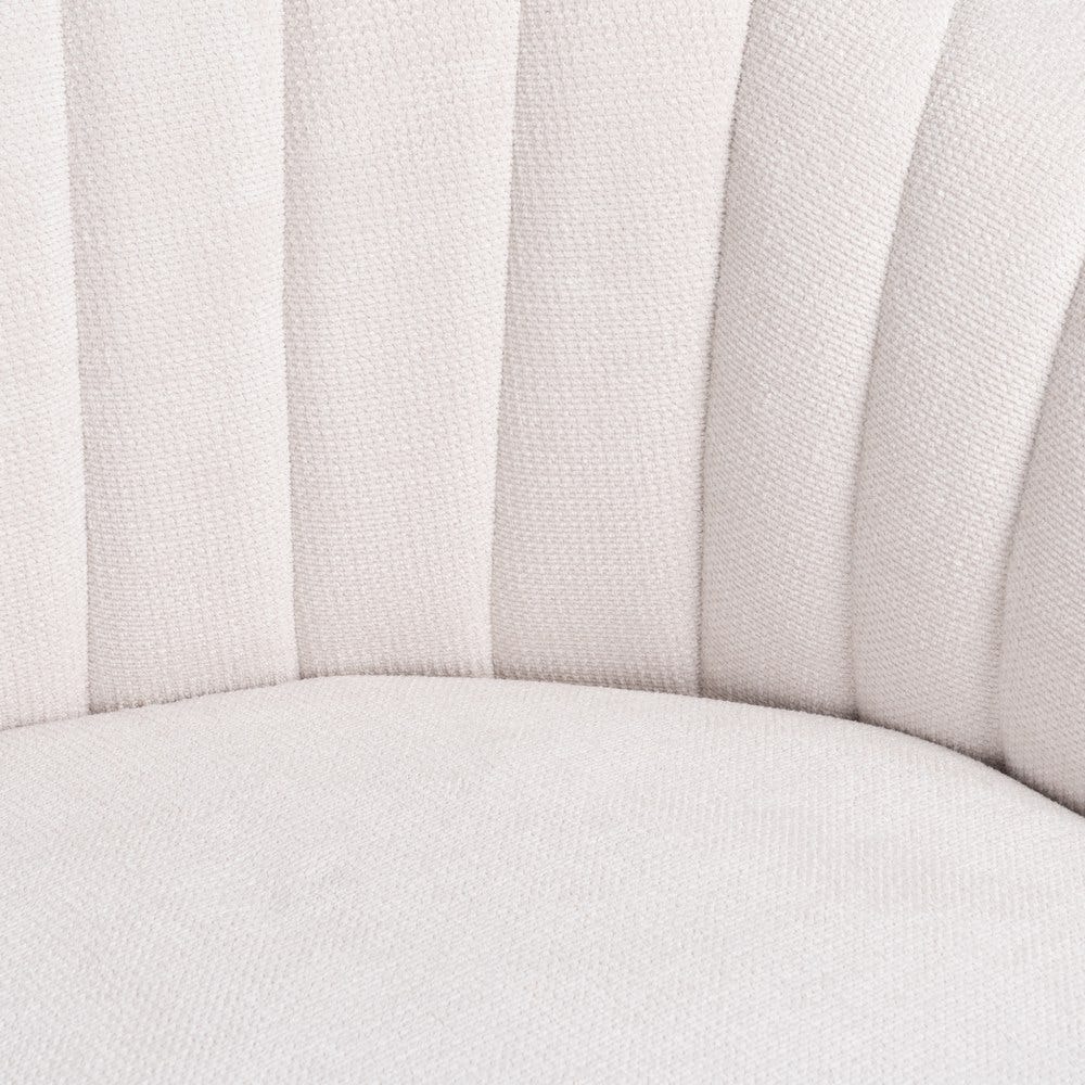 Sofá 3 Plazas Crema Tejido-Metal 247 X 105 X 81 Cm Sofá 3 Plazas Crema Tejido-Metal 247 X 105 X 81 Cm