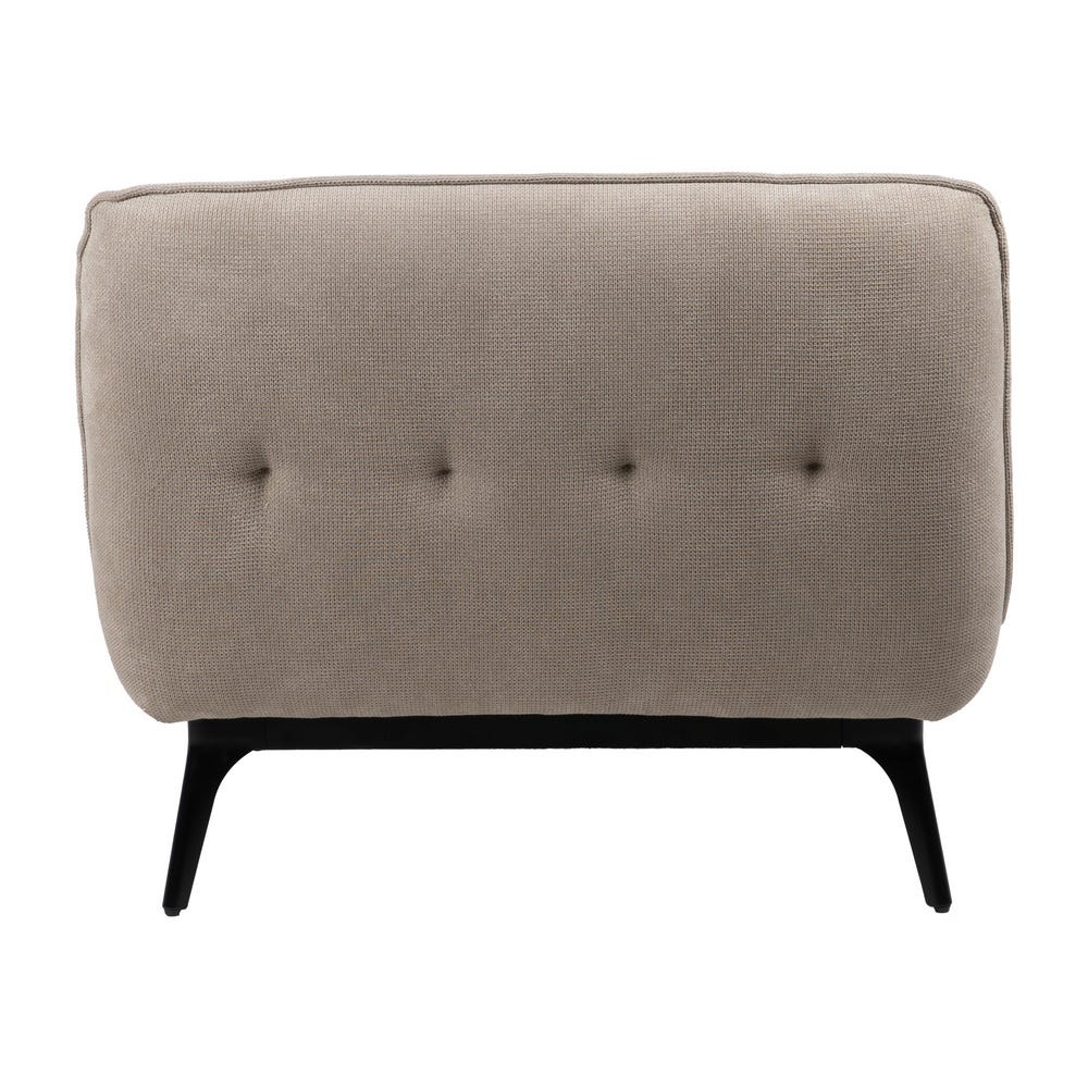 Chaise-Lounger Taupe Tejido-Metal 168 X 90 X 82 Cm Chaise-Lounger Taupe Tejido-Metal 168 X 90 X 82 Cm