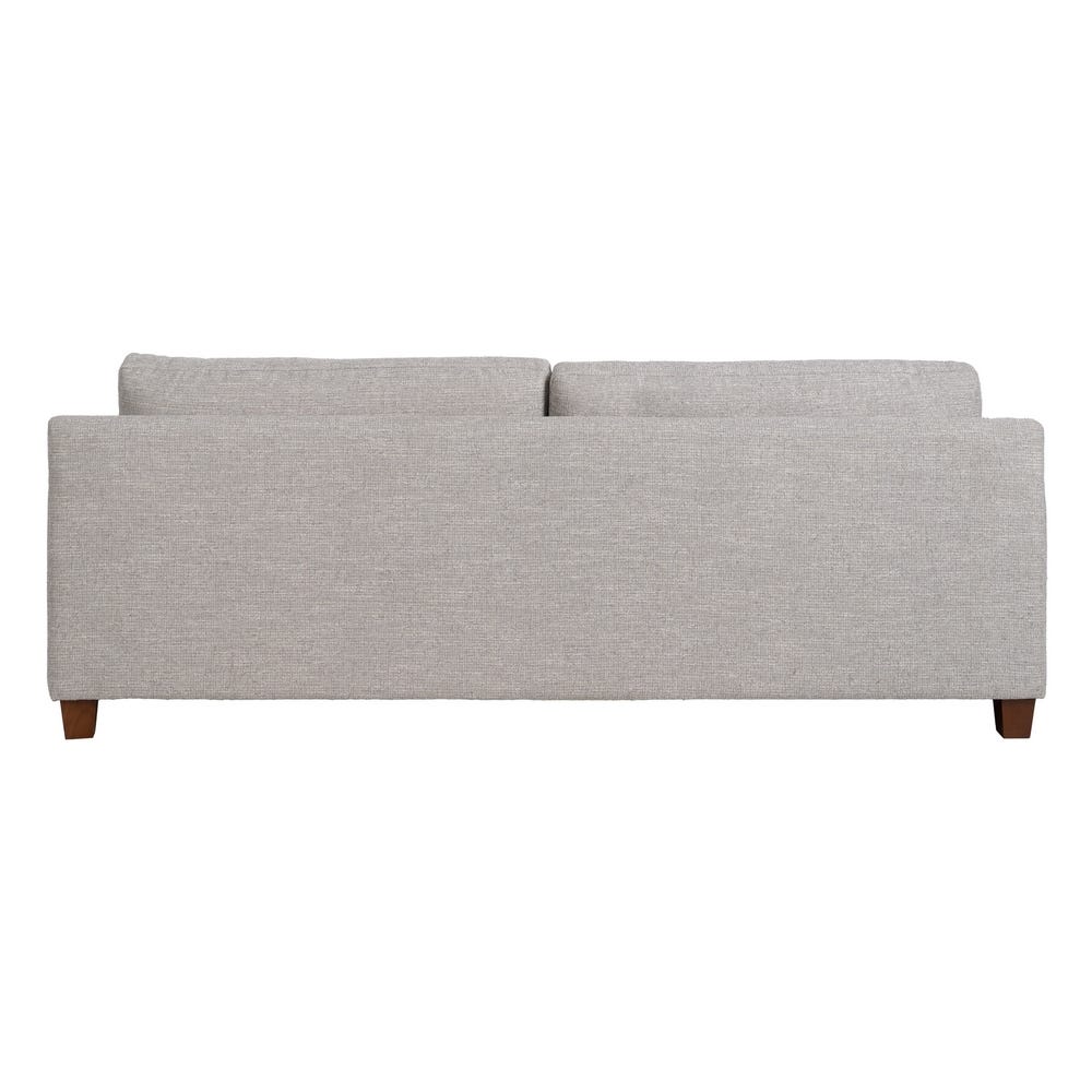 Sofá 3 Plazas Gris Tejido-Madera 221 X 90 X 87 Cm Sofá 3 Plazas Gris Tejido-Madera 221 X 90 X 87 Cm