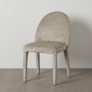 Silla Beige Tejido-Metal 47 X 61,50 X 85 Cm