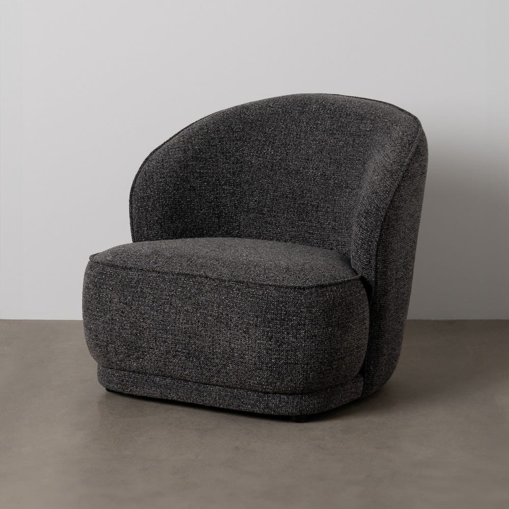 Sillón Jaspeado Tejido Salón 78 X 81 X 74 Cm Sillón Jaspeado Tejido Salón 78 X 81 X 74 Cm