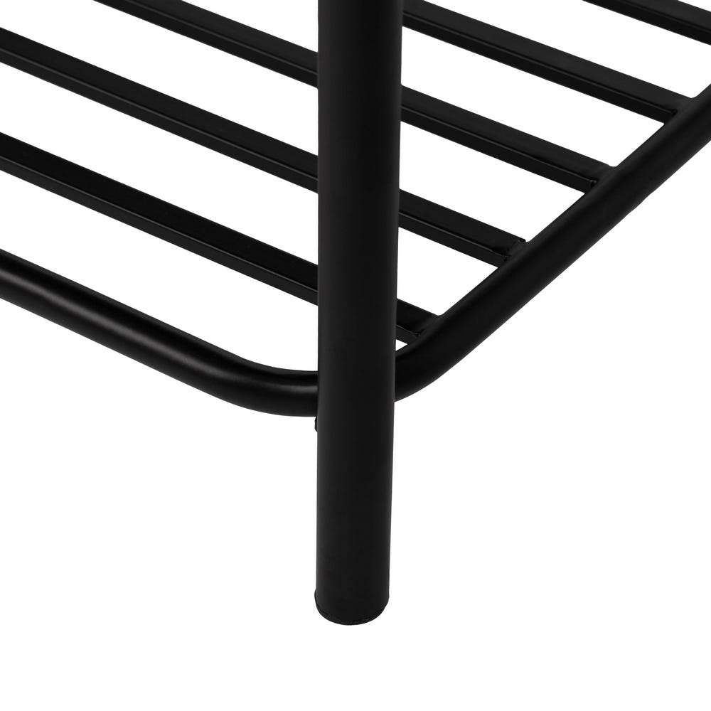 Banqueta Beige Tejido-Metal 51 X 37 X 45 Cm Banqueta Beige Tejido-Metal 51 X 37 X 45 Cm