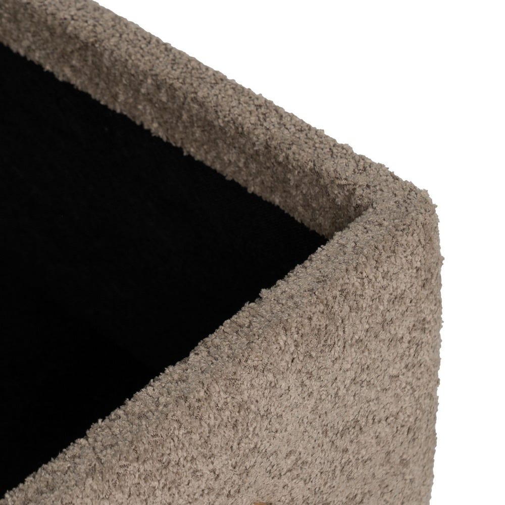 Banco Baúl Taupe Dm-Tejido 122 X 42 X 45 Cm Banco Baúl Taupe Dm-Tejido 122 X 42 X 45 Cm