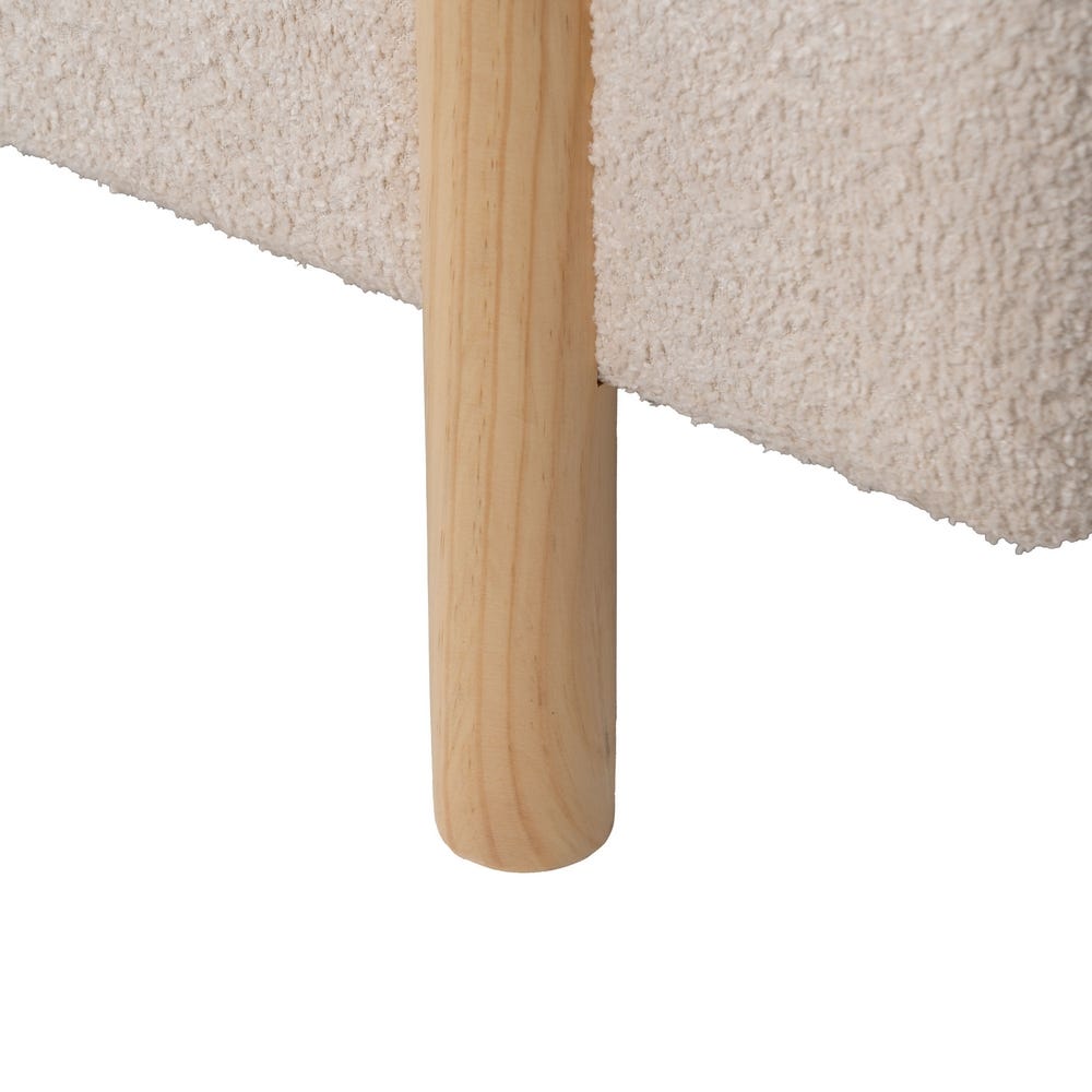 Banco Baúl Crema Dm-Tejido 122 X 42 X 45 Cm Banco Baúl Crema Dm-Tejido 122 X 42 X 45 Cm