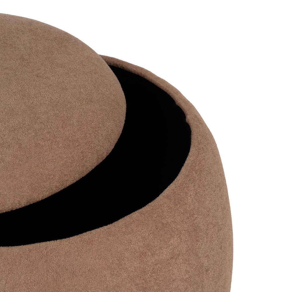 Puf Baúl Taupe Dm-Tejido 55 X 55 X 43 Cm Puf Baúl Taupe Dm-Tejido 55 X 55 X 43 Cm