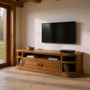 Mueble Tv Natural Madera De Mango Salón 198 X 45 X 50 Cm Mueble Tv Natural Madera De Mango Salón 198 X 45 X 50 Cm