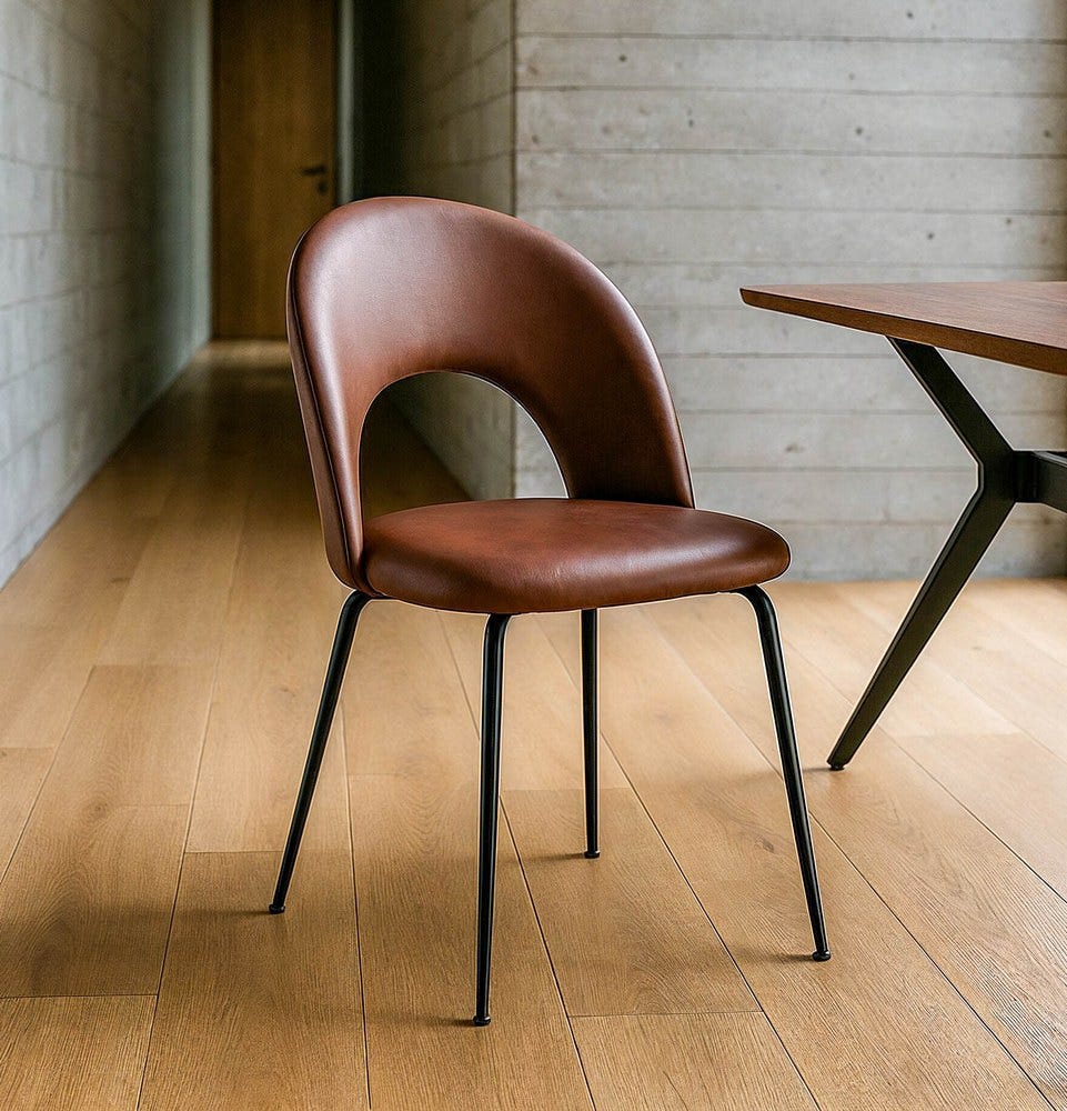 Silla Vino Simil Piel Contract 49 X 60 X 81 Cm Silla Vino Simil Piel Contract 49 X 60 X 81 Cm