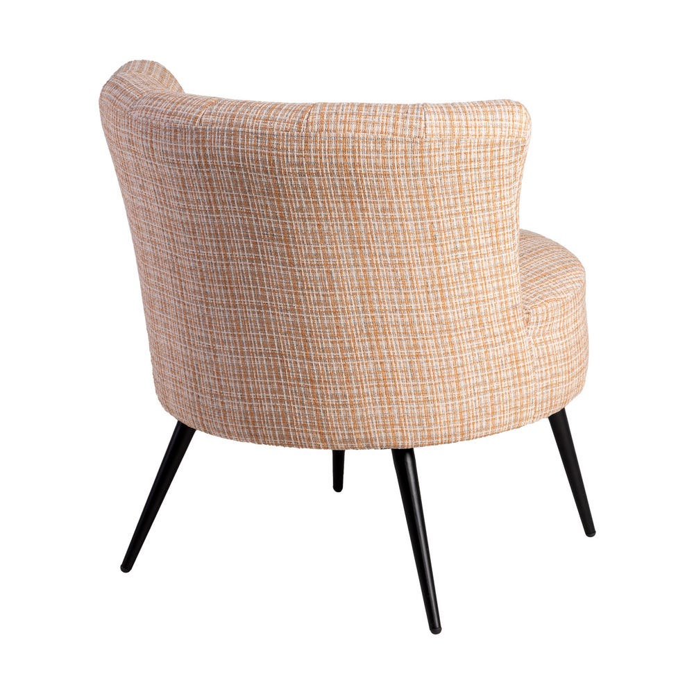 Sillón Jaspeado Tejido-Metal Salón 69 X 66 X 71 Cm Sillón Jaspeado Tejido-Metal Salón 69 X 66 X 71 Cm