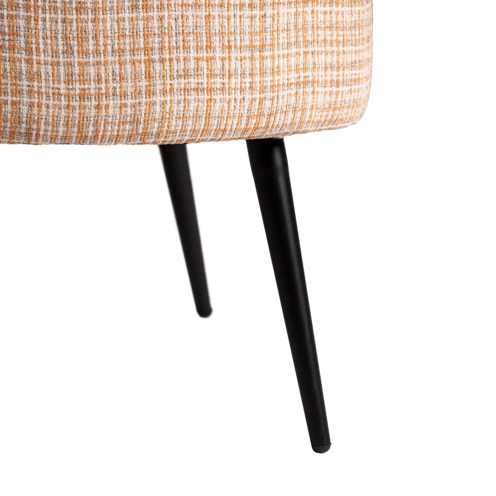 Sillón Jaspeado Tejido-Metal Salón 69 X 66 X 71 Cm Sillón Jaspeado Tejido-Metal Salón 69 X 66 X 71 Cm