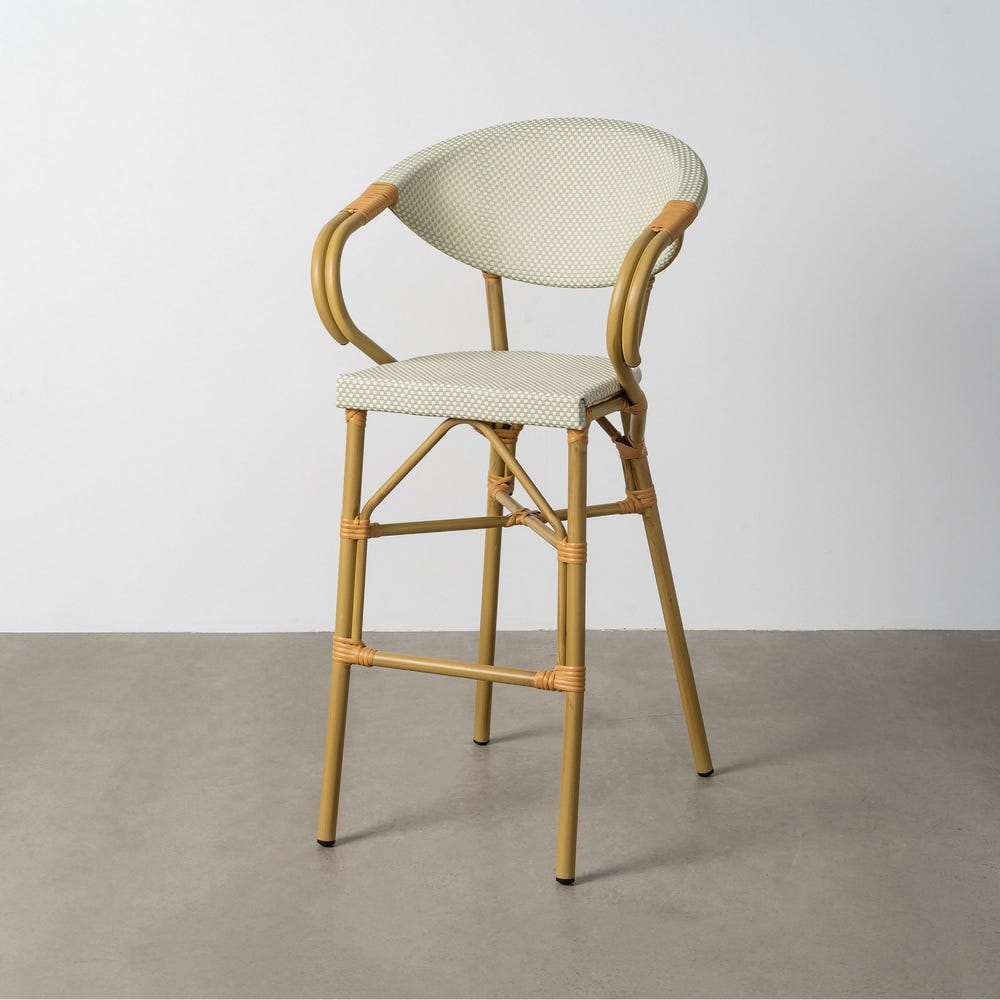 Taburete Aguamarina Aluminio-Textileno 57 X 62 X 111 Cm Taburete Aguamarina Aluminio-Textileno 57 X 62 X 111 Cm