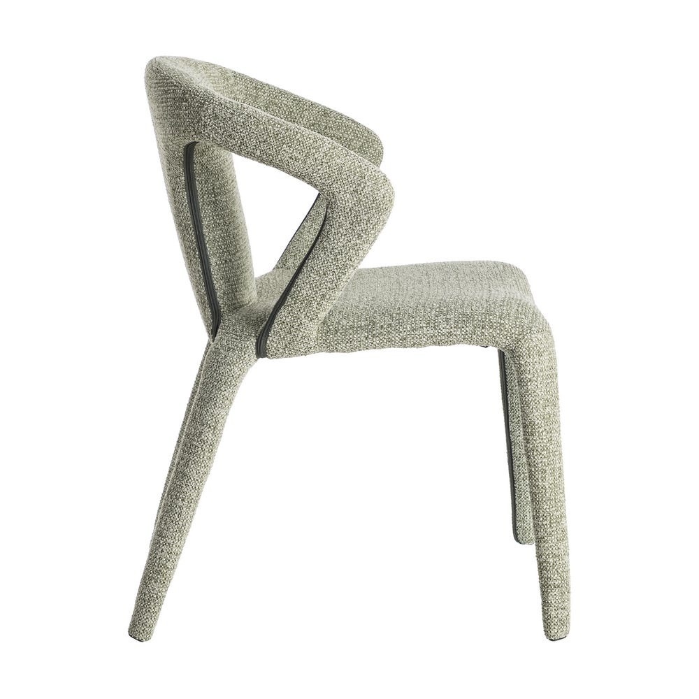 Silla Jaspeado Verde Tejido Salón 52,50 X 59 X 79 Cm Silla Jaspeado Verde Tejido Salón 52,50 X 59 X 79 Cm