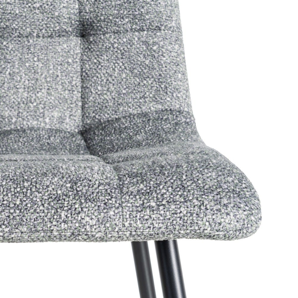 Silla Jaspeado Verde Tejido-Metal 44 X 52 X 86 Cm Silla Jaspeado Verde Tejido-Metal 44 X 52 X 86 Cm