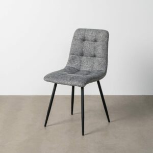 Silla Jaspeado Verde Tejido-Metal 44 X 52 X 86 Cm