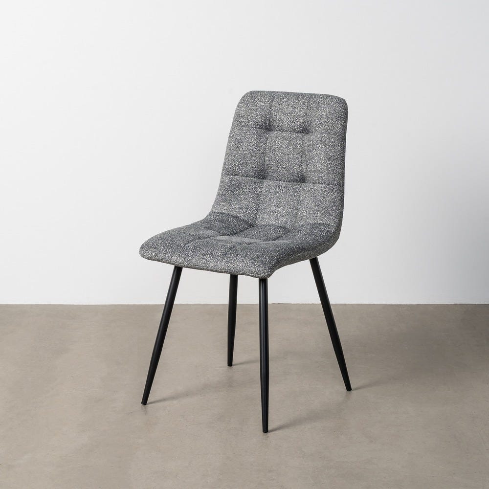 Silla Jaspeado Verde Tejido-Metal 44 X 52 X 86 Cm Silla Jaspeado Verde Tejido-Metal 44 X 52 X 86 Cm