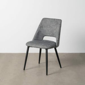 Silla Jaspeado Verde Tejido-Metal 50 X 57 X 81 Cm Silla Jaspeado Verde Tejido-Metal 50 X 57 X 81 Cm