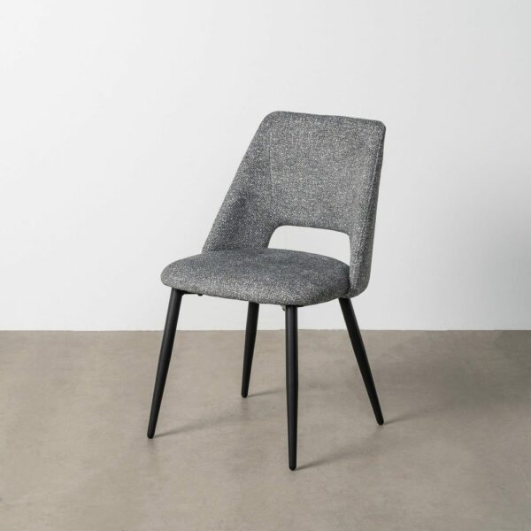 Silla Jaspeado Verde Tejido-Metal 50 X 57 X 81 Cm