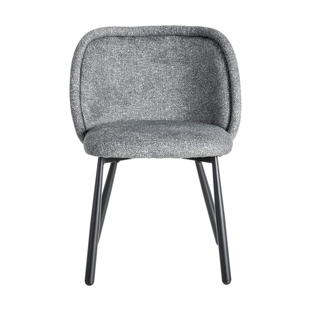 Silla Jaspeado Verde Tejido-Metal 56 X 56 X 78 Cm Silla Jaspeado Verde Tejido-Metal 56 X 56 X 78 Cm