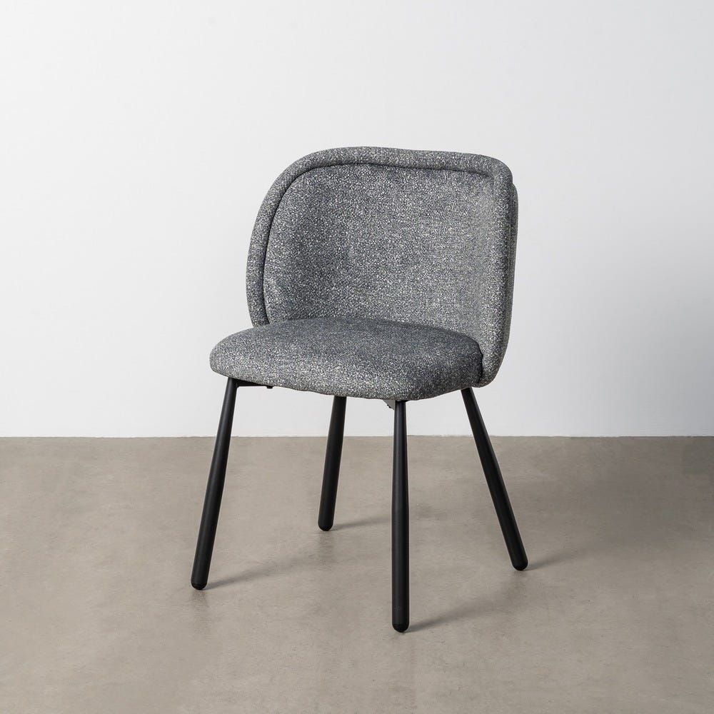 Silla Jaspeado Verde Tejido-Metal 56 X 56 X 78 Cm Silla Jaspeado Verde Tejido-Metal 56 X 56 X 78 Cm