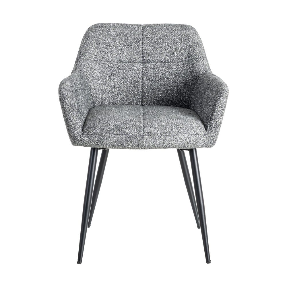 Silla Jaspeado Verde Tejido-Metal 59 X 54 X 81 Cm Silla Jaspeado Verde Tejido-Metal 59 X 54 X 81 Cm