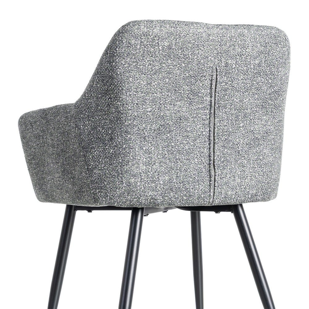 Silla Jaspeado Verde Tejido-Metal 59 X 54 X 81 Cm Silla Jaspeado Verde Tejido-Metal 59 X 54 X 81 Cm