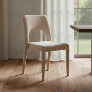 Silla Gris Tejido Salón 47 X 61 X 84 Cm Silla Gris Tejido Salón 47 X 61 X 84 Cm