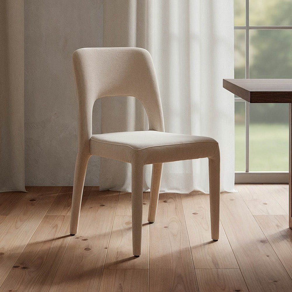 Silla Gris Tejido Salón 47 X 61 X 84 Cm Silla Gris Tejido Salón 47 X 61 X 84 Cm