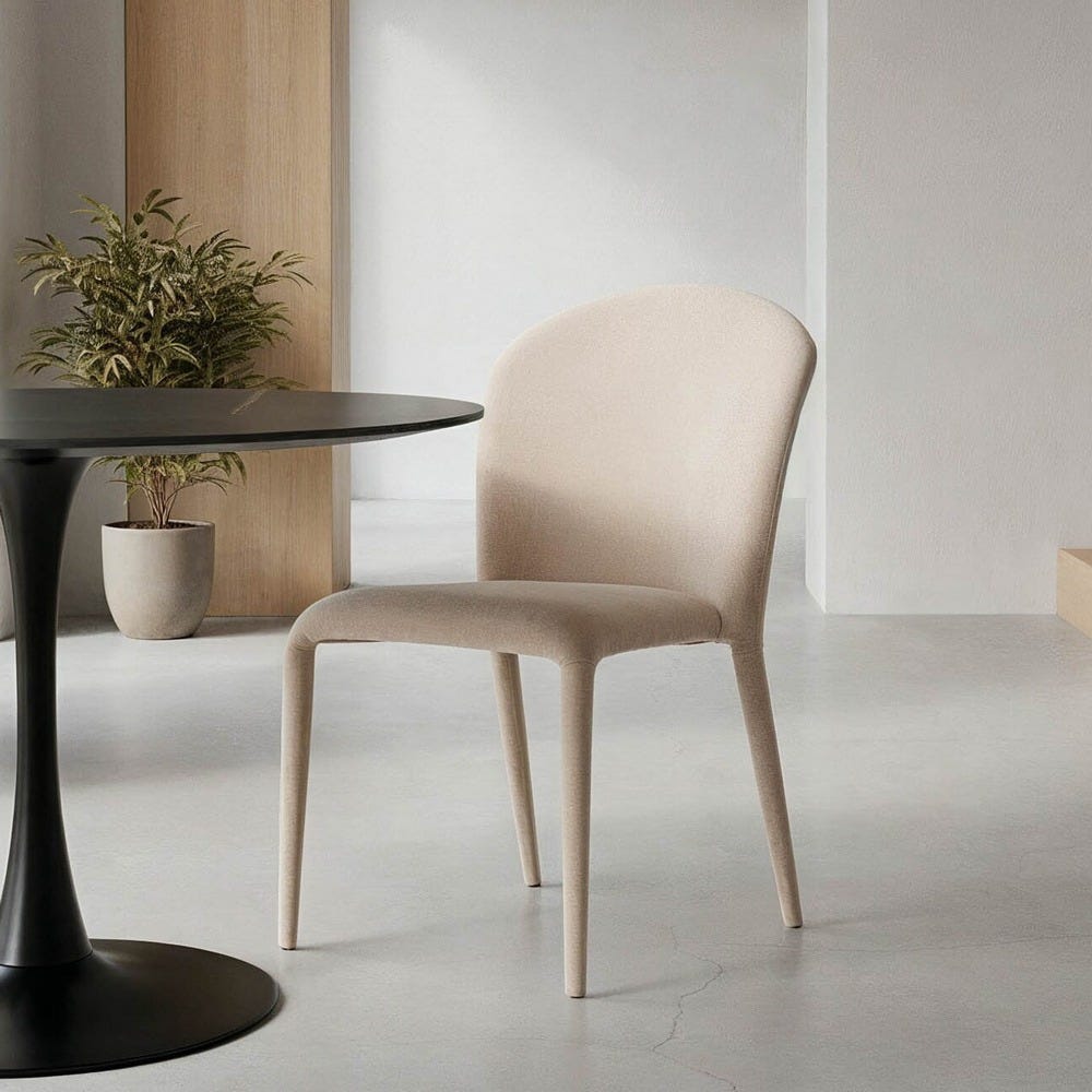 Silla Gris Tejido Salón 50 X 61 X 82 Cm Silla Gris Tejido Salón 50 X 61 X 82 Cm