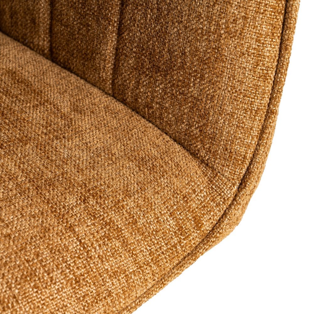 Silla Marrón Tejido-Metal Salón 55 X 58,50 X 84 Cm Silla Marrón Tejido-Metal Salón 55 X 58,50 X 84 Cm