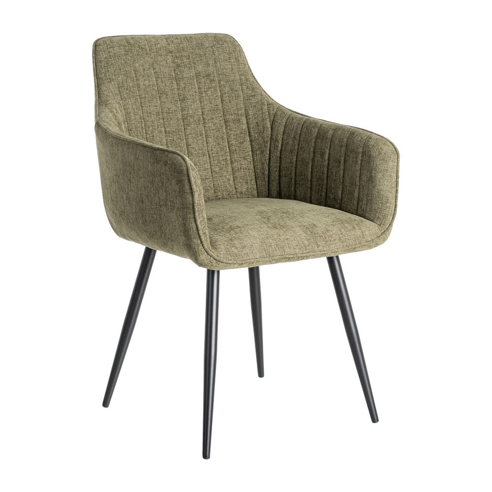 Silla Verde Tejido-Metal Salón 55 X 58,50 X 84 Cm Silla Verde Tejido-Metal Salón 55 X 58,50 X 84 Cm