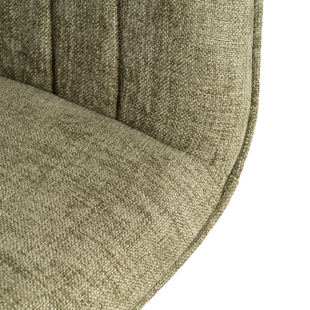 Silla Verde Tejido-Metal Salón 55 X 58,50 X 84 Cm Silla Verde Tejido-Metal Salón 55 X 58,50 X 84 Cm