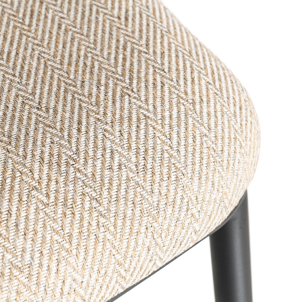 Taburete Espiga Beige Tejido-Metal Salón 55 X 55 X 96 Cm Taburete Espiga Beige Tejido-Metal Salón 55 X 55 X 96 Cm