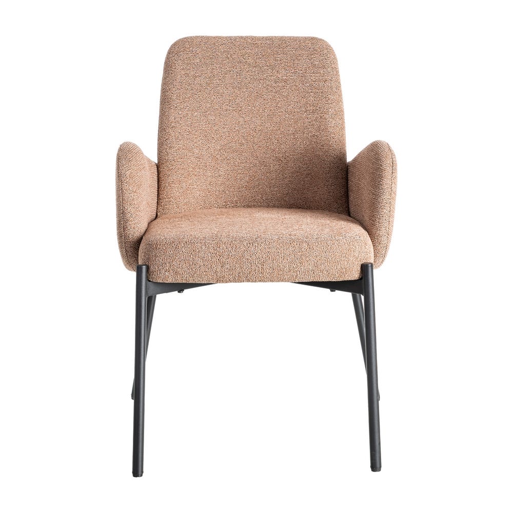 Silla Jaspeado Rosa Tejido-Metal Salón 56 X 57 X 84 Cm Silla Jaspeado Rosa Tejido-Metal Salón 56 X 57 X 84 Cm